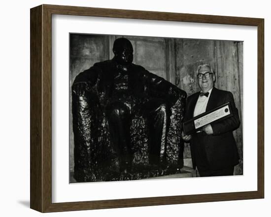 Dennis Matthews, Publisher of Jazz Magazine Crescendo, at the Guildhall, London, 1992-Denis Williams-Framed Photographic Print