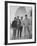 Dennis Wilson, Mike Love, Carl Wilson and Brian Wilson of the Beach Boys, Posing on Beach-Bill Ray-Framed Premium Photographic Print