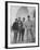 Dennis Wilson, Mike Love, Carl Wilson and Brian Wilson of the Beach Boys, Posing on Beach-Bill Ray-Framed Premium Photographic Print