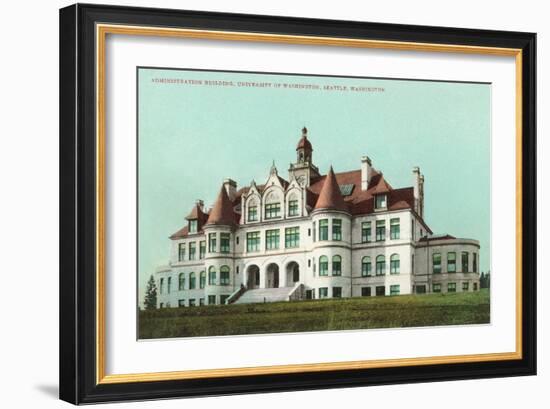 Denny Hall, University of Washington-null-Framed Art Print