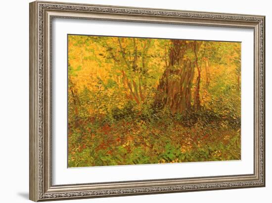 Dense Undergrowth, 1887-Vincent van Gogh-Framed Giclee Print