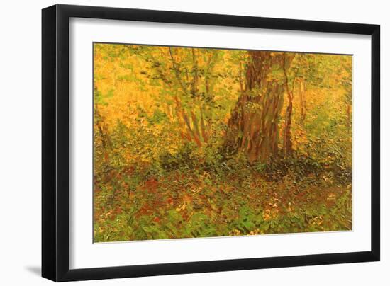 Dense Undergrowth, 1887-Vincent van Gogh-Framed Giclee Print