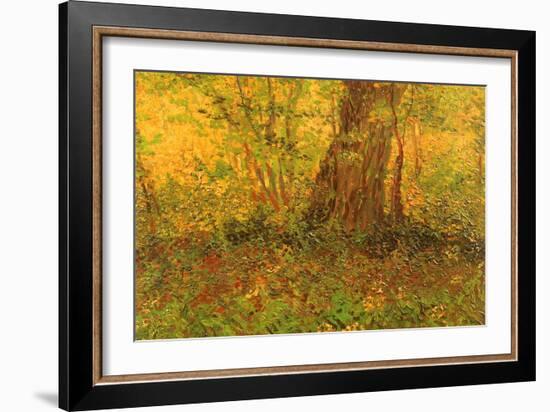 Dense Undergrowth, 1887-Vincent van Gogh-Framed Giclee Print