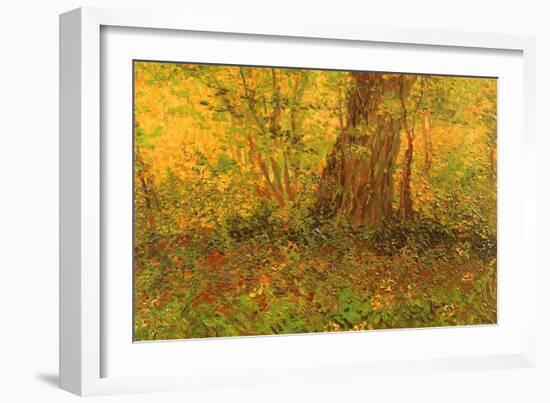 Dense Undergrowth, 1887-Vincent van Gogh-Framed Giclee Print