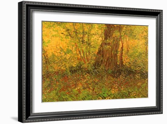 Dense Undergrowth, 1887-Vincent van Gogh-Framed Giclee Print