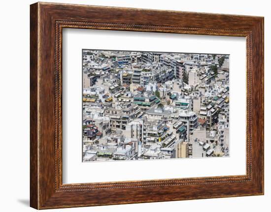 Dense Urban Areas in Athens, Greece-anastasios71-Framed Photographic Print