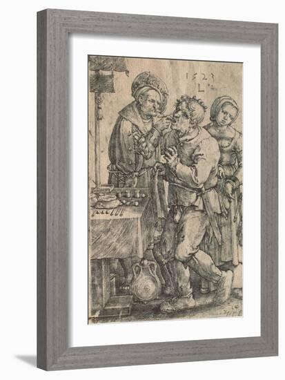 Dentist, 1523-Lucas van Leyden-Framed Giclee Print