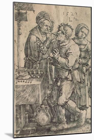 Dentist, 1523-Lucas van Leyden-Mounted Giclee Print