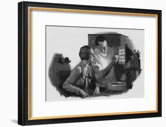 Dentist and Patient, 1934-null-Framed Giclee Print