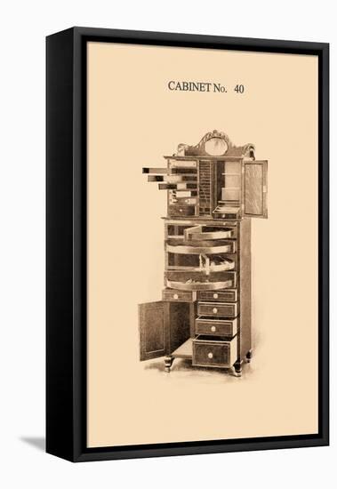 Dentist's Cabinet-null-Framed Stretched Canvas