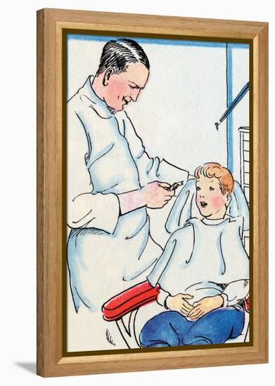 Dentist-Julia Letheld Hahn-Framed Stretched Canvas