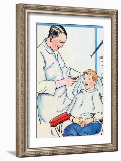 Dentist-Julia Letheld Hahn-Framed Art Print