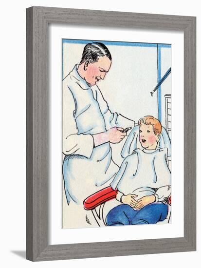 Dentist-Julia Letheld Hahn-Framed Art Print