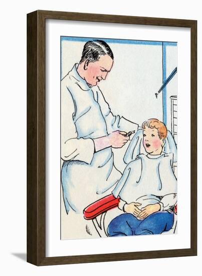 Dentist-Julia Letheld Hahn-Framed Art Print