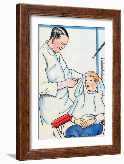 Dentist-Julia Letheld Hahn-Framed Art Print