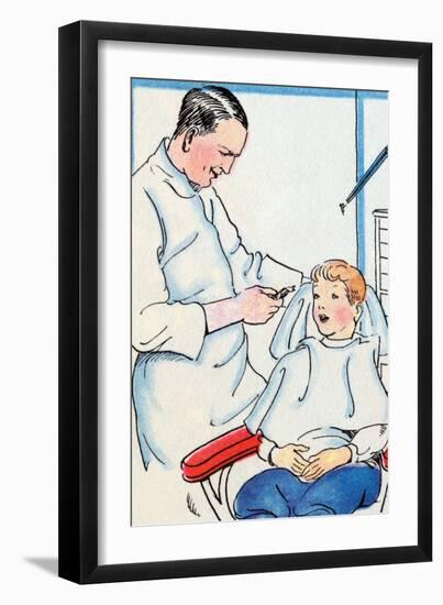 Dentist-Julia Letheld Hahn-Framed Art Print