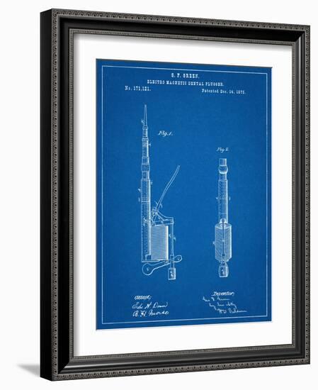 Dentists Drill Patent-null-Framed Art Print