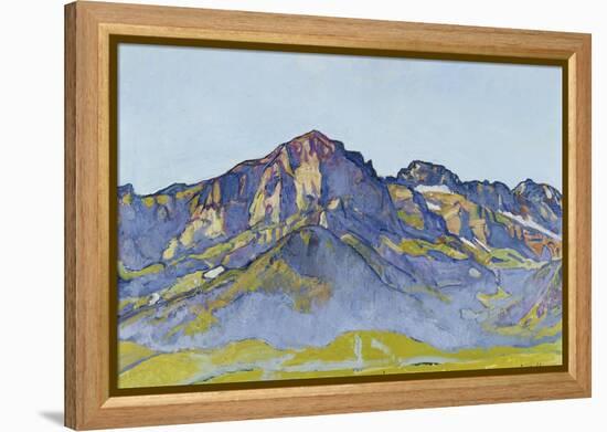 Dents Blanches Near Champéry in the Morning Sun, 1916-Ferdinand Hodler-Framed Premier Image Canvas