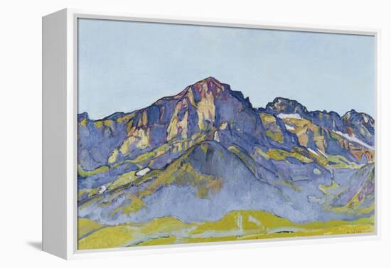 Dents Blanches Near Champéry in the Morning Sun, 1916-Ferdinand Hodler-Framed Premier Image Canvas