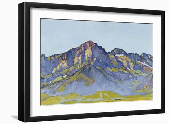 Dents Blanches Near Champéry in the Morning Sun, 1916-Ferdinand Hodler-Framed Giclee Print