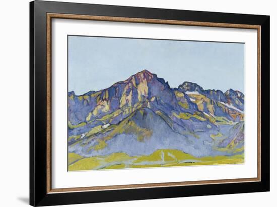 Dents Blanches Near Champéry in the Morning Sun, 1916-Ferdinand Hodler-Framed Giclee Print