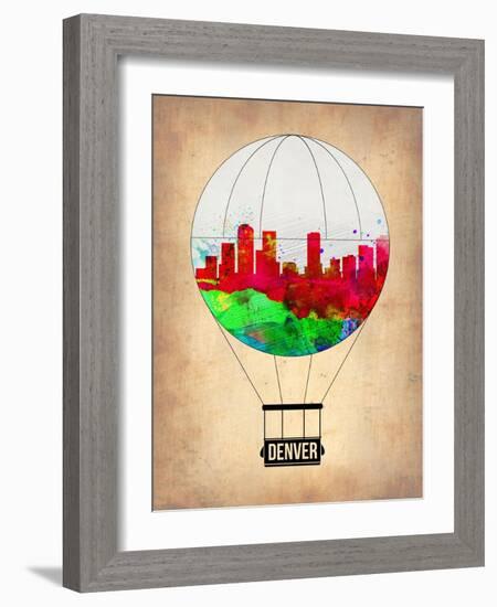 Denver Air Balloon-NaxArt-Framed Art Print