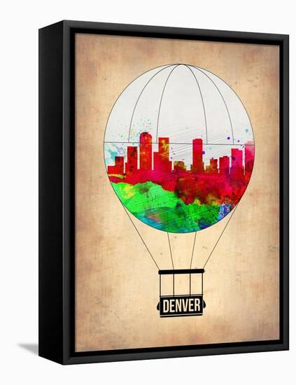 Denver Air Balloon-NaxArt-Framed Stretched Canvas