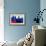 Denver City Skyline-NaxArt-Framed Art Print displayed on a wall