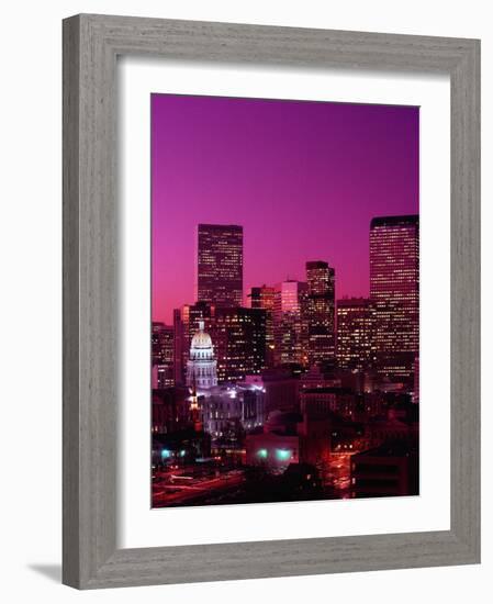 Denver, CO-Mark Gibson-Framed Photographic Print