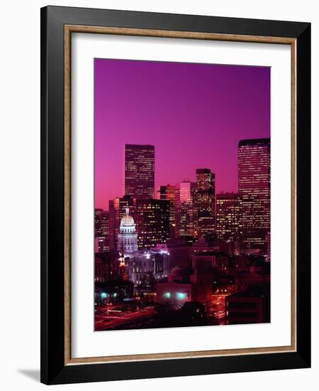 Denver, CO-Mark Gibson-Framed Photographic Print