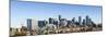 Denver Colorado City Skyline from West Side of Town. Snow Covered Ground Winter.-Ambient Ideas-Mounted Photographic Print