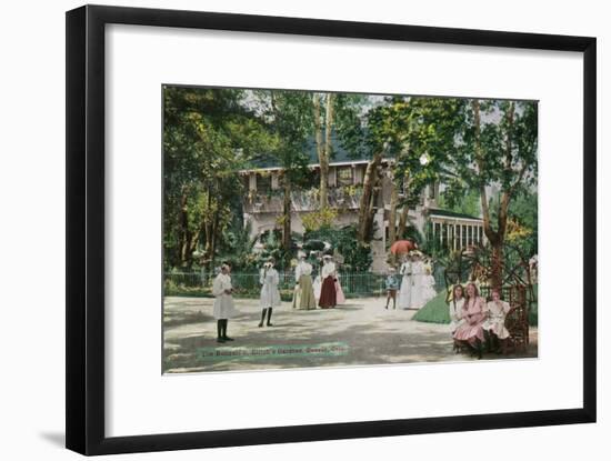 Denver, Colorado, Exterior View of the Bungalow at Elitch's Gardens-Lantern Press-Framed Art Print