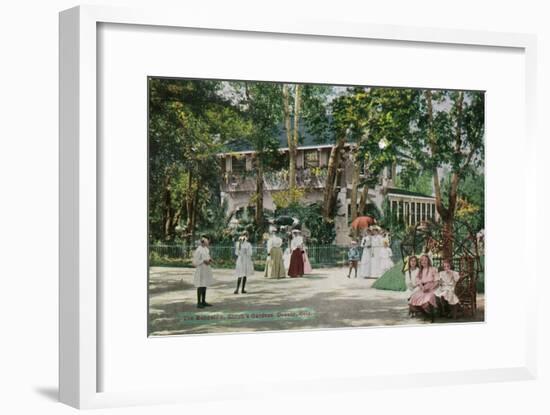 Denver, Colorado, Exterior View of the Bungalow at Elitch's Gardens-Lantern Press-Framed Art Print