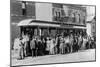 Denver, Colorado - Sightseeing Trolley with Crowd-Lantern Press-Mounted Art Print