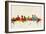 Denver Colorado Skyline-Michael Tompsett-Framed Art Print