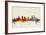 Denver Colorado Skyline-Michael Tompsett-Framed Art Print