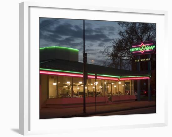 Denver Diner, Denver, Colorado, USA-Ethel Davies-Framed Photographic Print