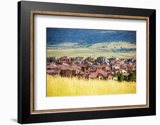 Denver Metro Residential Area-duallogic-Framed Photographic Print