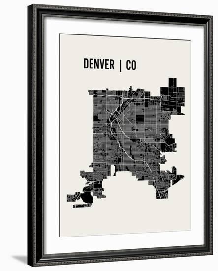 Denver-Mr City Printing-Framed Art Print