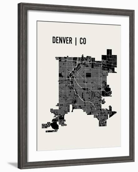 Denver-Mr City Printing-Framed Art Print