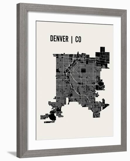 Denver-Mr City Printing-Framed Art Print