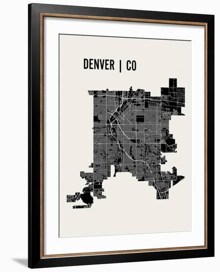 Denver-Mr City Printing-Framed Art Print