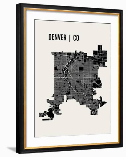 Denver-Mr City Printing-Framed Art Print