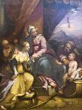 The Mystical Marriage of Saint Catherine, 1590-Denys Calvaert-Giclee Print