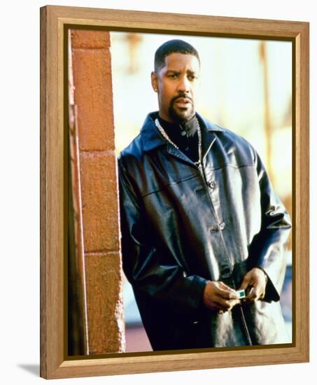 Denzel Washington - Training Day-null-Framed Stretched Canvas