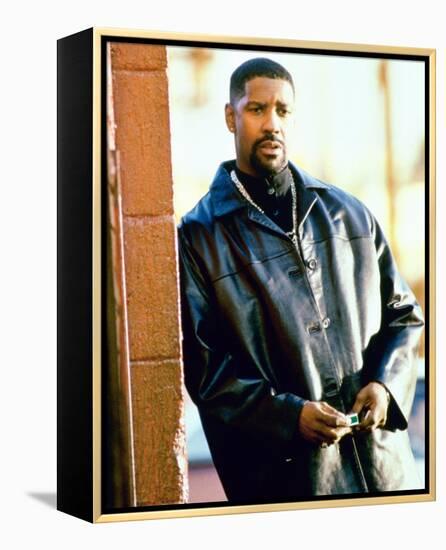 Denzel Washington - Training Day-null-Framed Stretched Canvas
