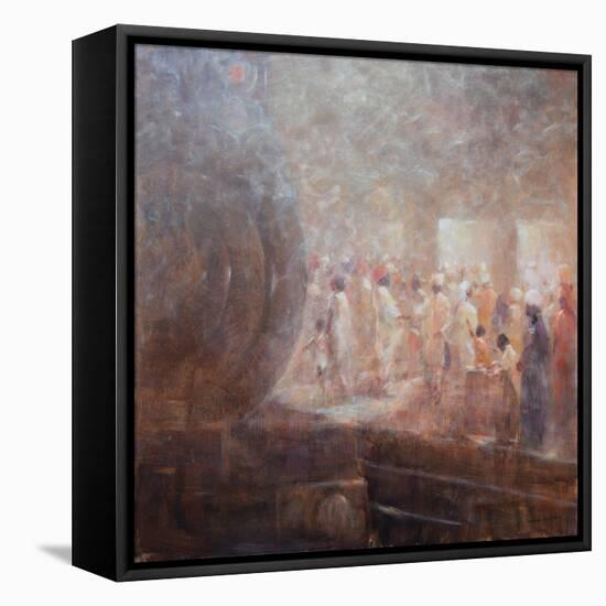 Deoghar at Midnight-Lincoln Seligman-Framed Premier Image Canvas