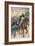 Departing for the Crusades, Illustration from "Histoire De France" by Jules Michelet circa 1900-Louis Bombled-Framed Giclee Print