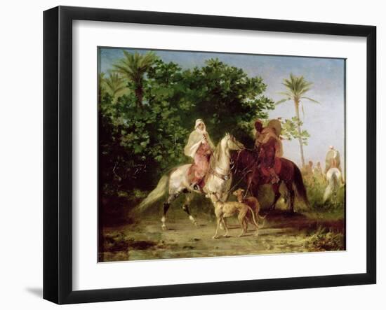 Departing for the Hunt-Eugene Fromentin-Framed Giclee Print