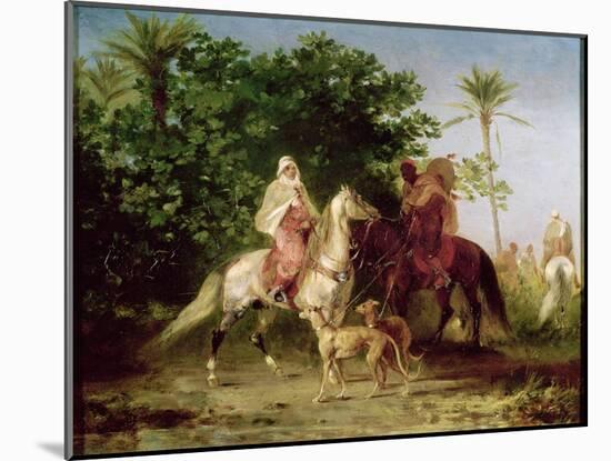 Departing for the Hunt-Eugene Fromentin-Mounted Giclee Print